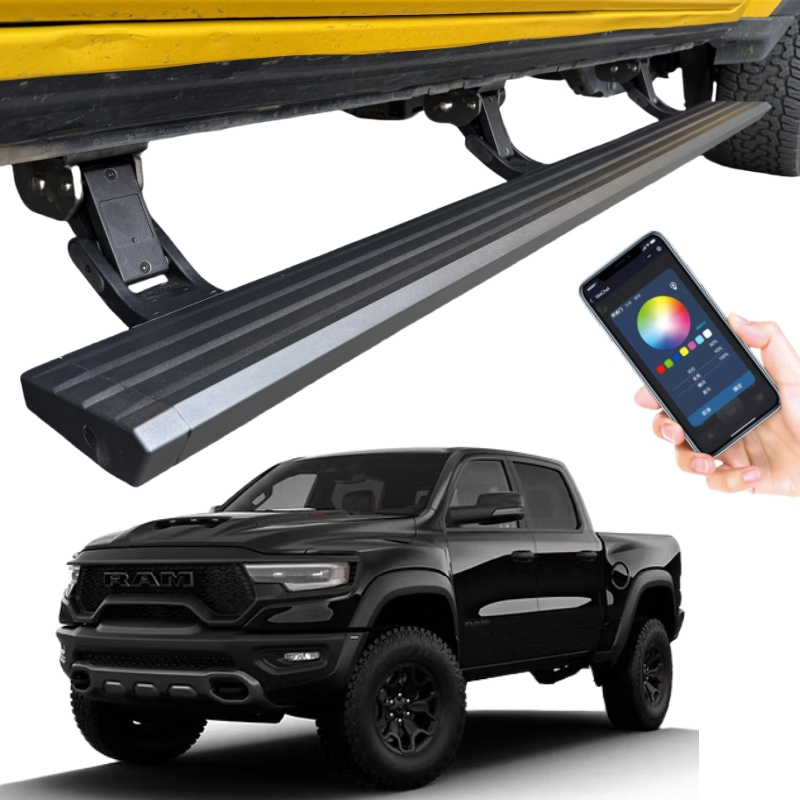 Wholesale Dodge RAM 1500 2500 Pickup Truck Aluminium Auto Retractable Foot Running Boards Electric Side Steps