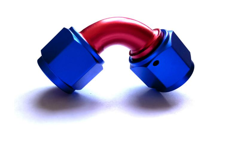 Угловой фитинг AN для масляной системы 90 градусов