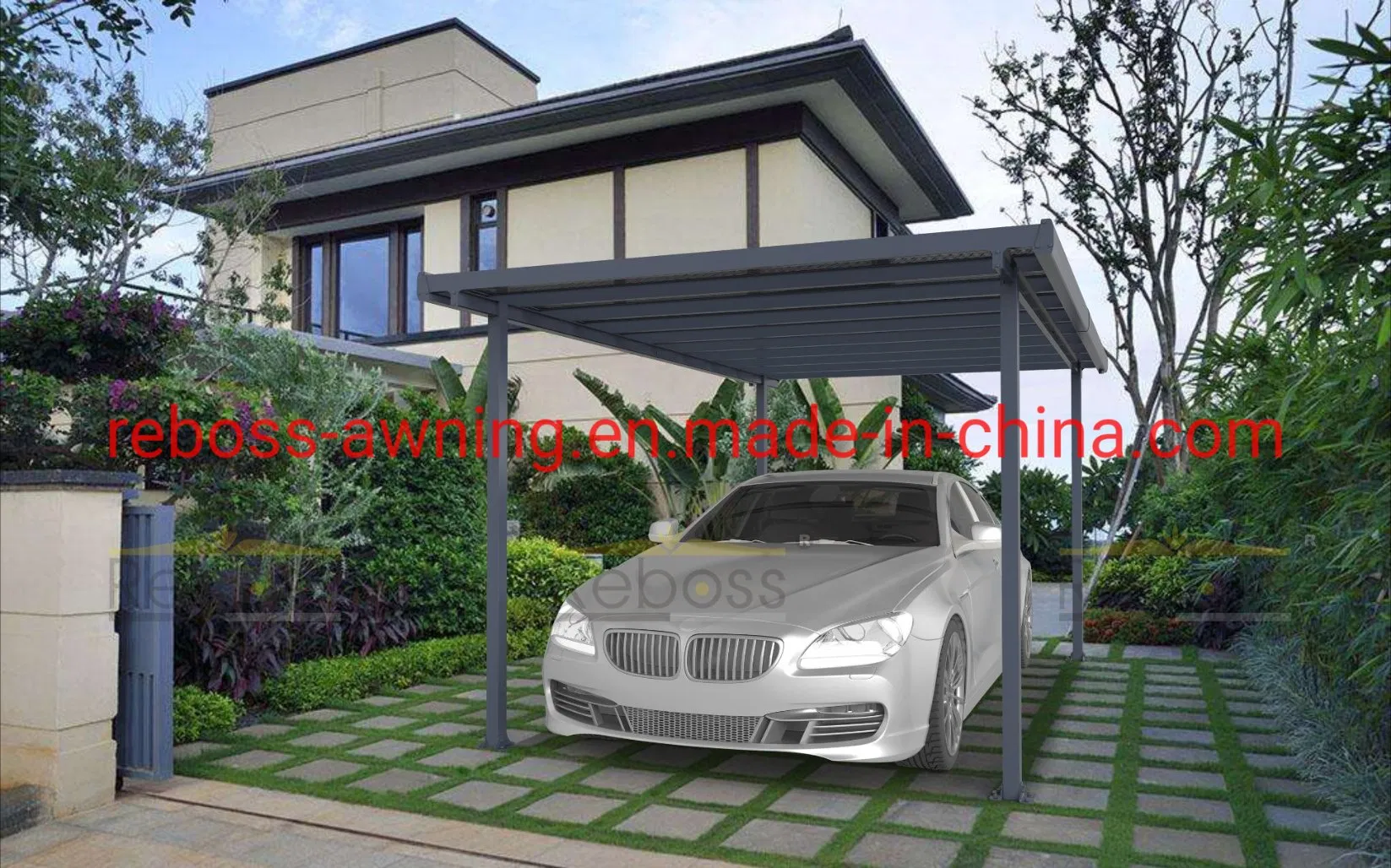 Aluminum Bracket PC Panel Mounting Structure Carport