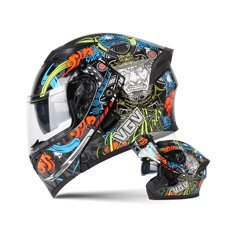 Vgv 90 Motorcycle Helmet DOT Approved Full Face Helmets with Ventilation Holes