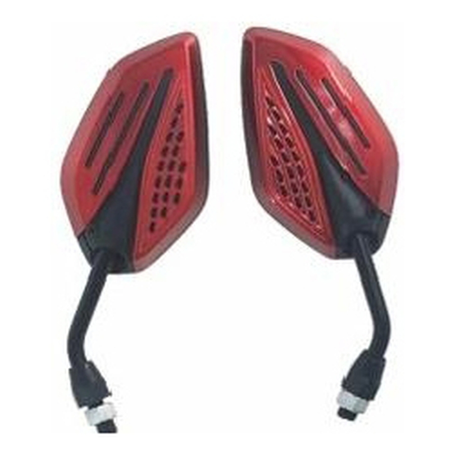 Wide-Angle Aluminum Motorcycle Part Side Mirror Rearview Mirror for Enhanced Road Visibility Motorcycle Spare Parts