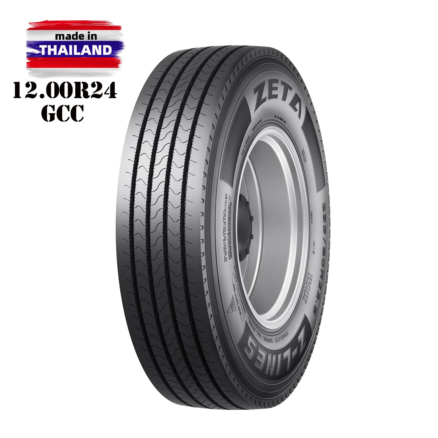 Truck Tyre Thai 315 80r22.5 385 65r22.5 295 80r22.5 295 75r22.5 250000kms Milleage 7 Years Quality 3 Times Retread Warranty ECE DOT Approved