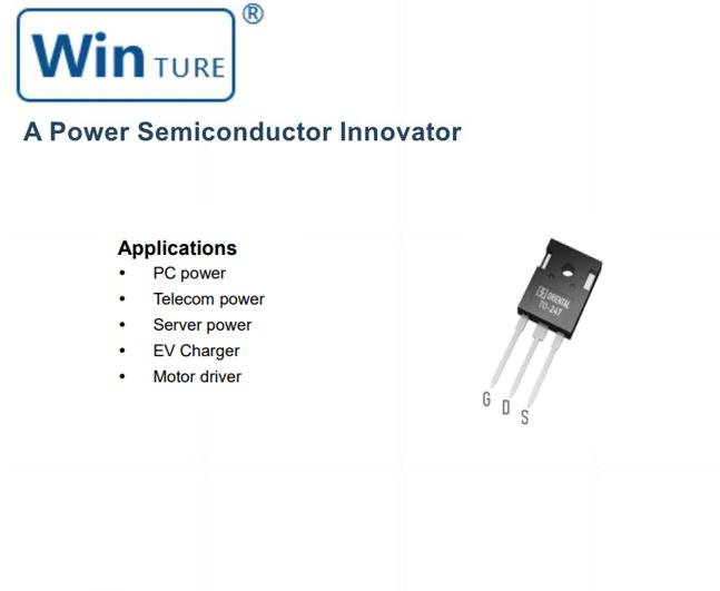 MOSFET-транзистор OSG65R038HZAF TO247, 650В, 38мОм