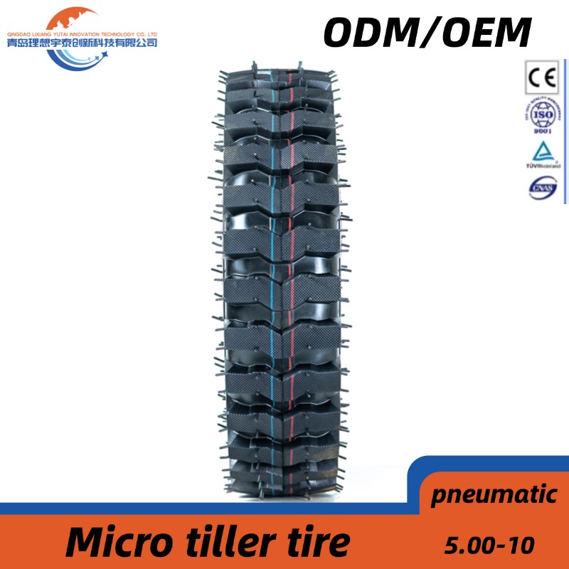 Agricultural Micro Tiller Tires 5.00-10 Pneumatic Rubber Wheel
