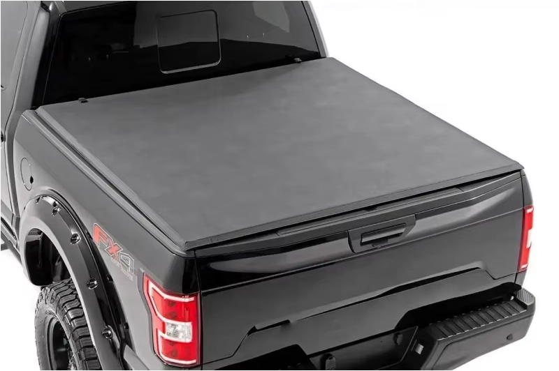 4X4 off Road Soft Tri-Fold Truck Bed Tonneau Cover for Ford F150 Raptor Trunk Protection