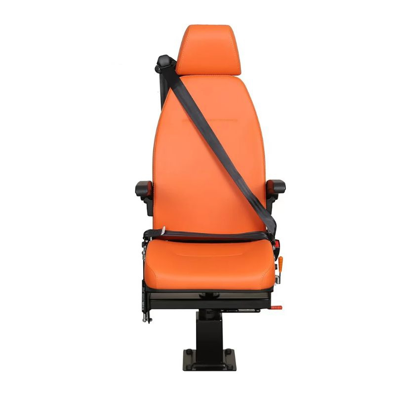 3-Point Safety Belt Swivel Folding Ambulance Leather Seat
