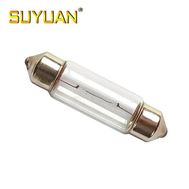 Галогеновая лампа C5W 12V для авто, теплый белый