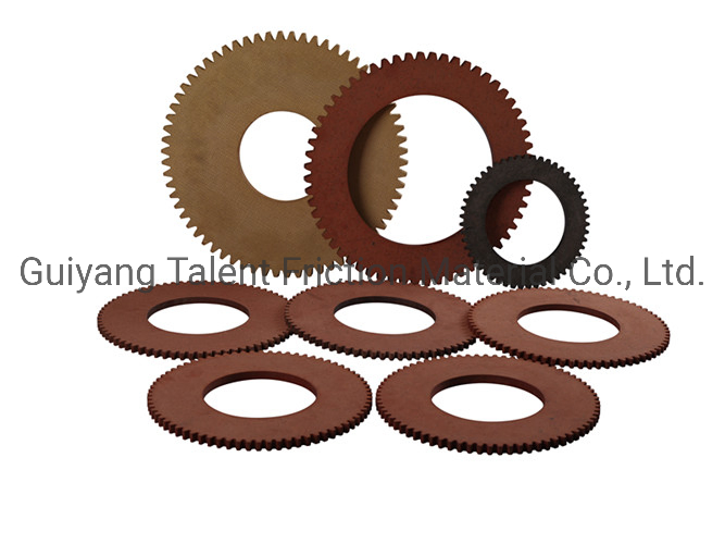 59/72/75 Teeth Laminated Gear Clutch Facing for Engineering Machinery