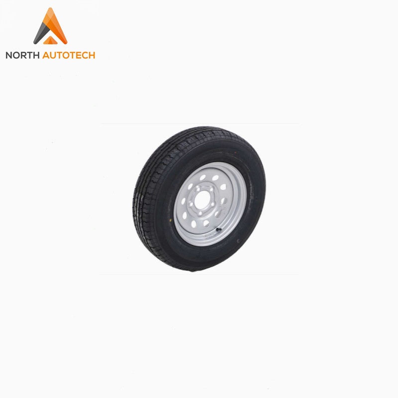 13" 6 Ply Radial Trailer Tire with St 175/80r13 - 5X4.5 (Silver Mod)