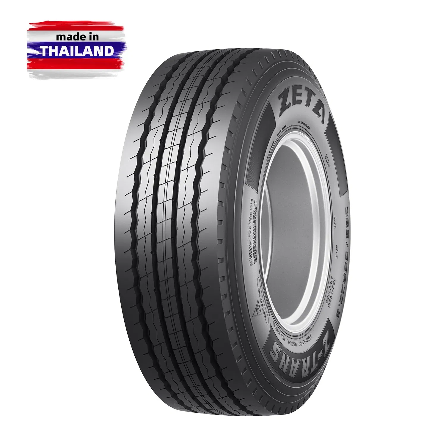 Truck Tyre Thai 315 80r22.5 385 65r22.5 295 80r22.5 295 75r22.5 250000kms Milleage 7 Years Quality 3 Times Retread Warranty ECE DOT Approved