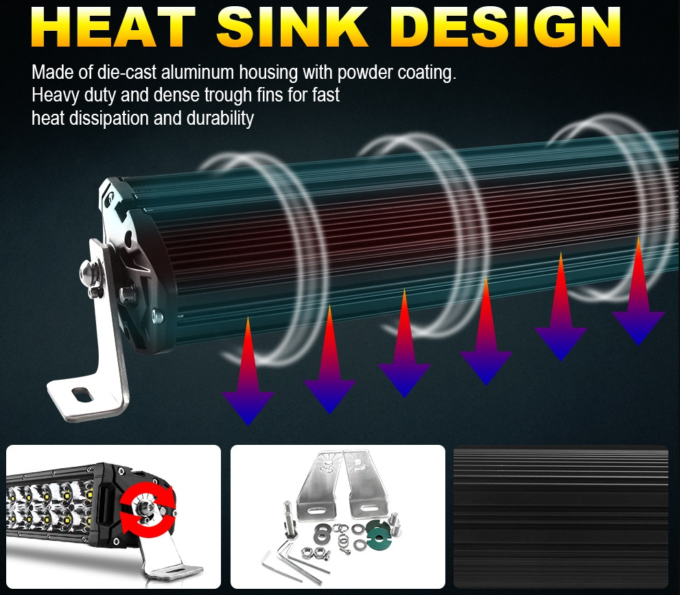 High Brightness Offroad Laser Lights Spotlight LED Light Bar