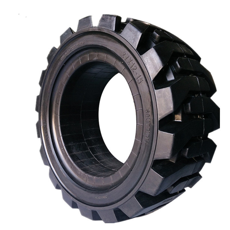 2021 Popular Super Elastic Rubber Solid Tire 27X12-15 for Boom Lift and Skid Steer Loader