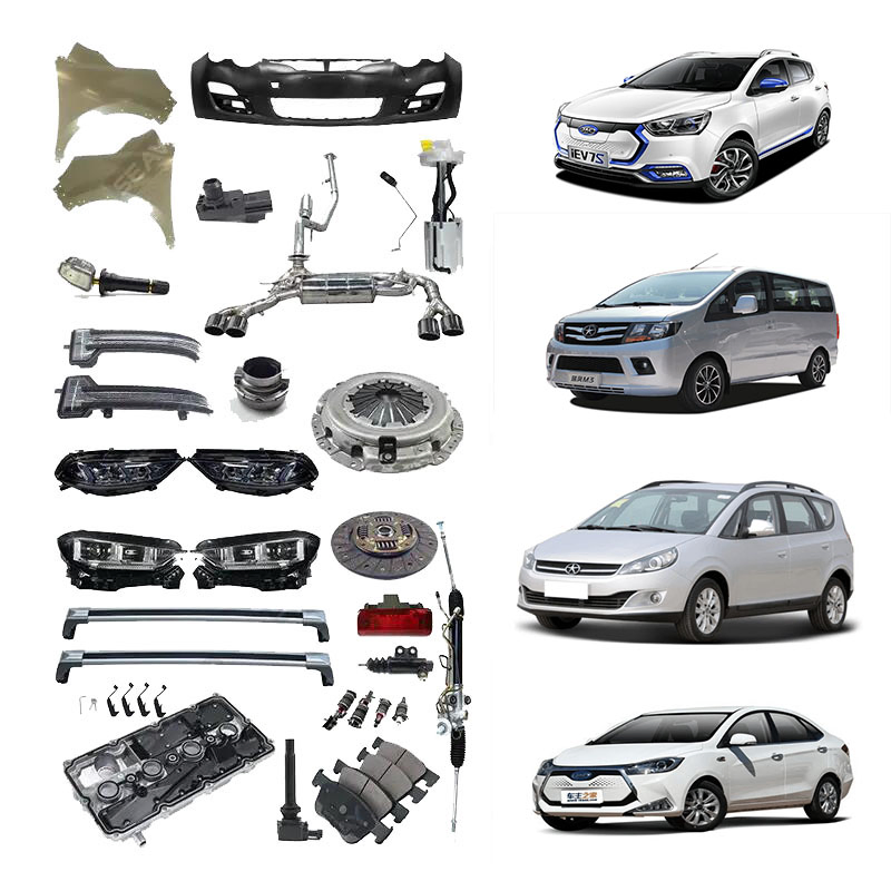 High Quality Changan/Geely/Haval/Chery Parts Wholesale Car Accessories All Available for JAC J3/J5/S3/S5 Kmc T6/T8 Spare Parts