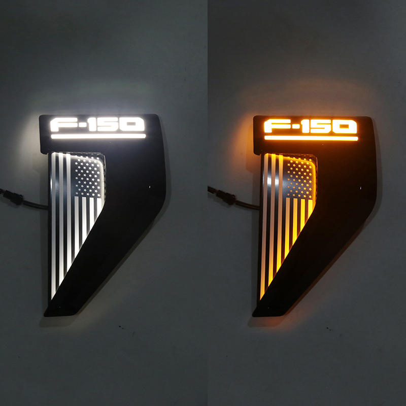 Боковые габариты с LED-подсветкой для Ford F-150 2021