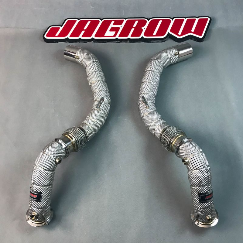 China Manufacturer BMW Catless M5 F90 Exhaust Downpipe with Heat Shield