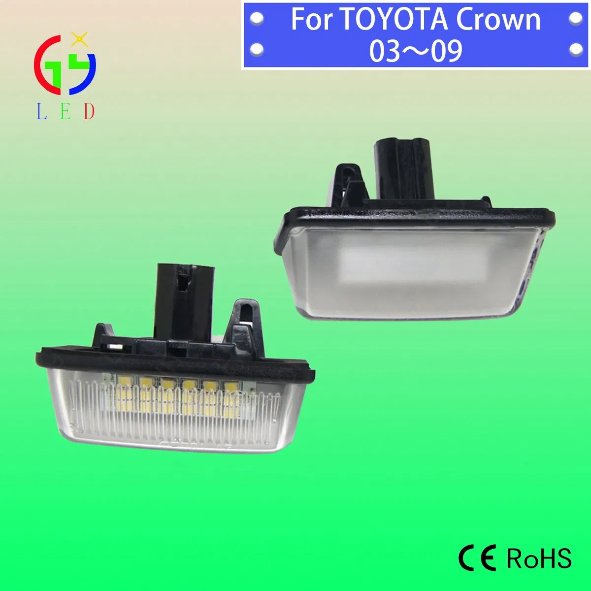 Светодиодные лампы для номерного знака Toyota Crown 12V