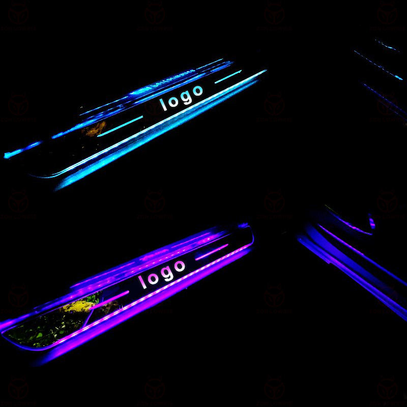 Светодиодная подсветка порогов дверей автомобиля