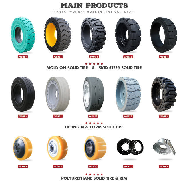 3.60-8 Aircraft Tow Tractors Solid Rubber Tyres for Airport, Solid Tire 4.00X8