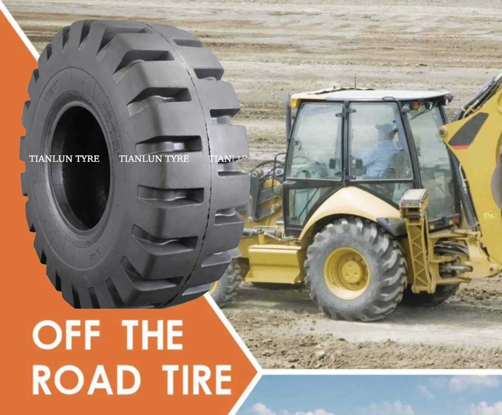 OEM Dump Truck Belted Wheel Tractor Backhoe Loader Construction Excavator Scraper Compactor OTR Tyre / Tire (23.5-25 26.5-25 29.5-25)