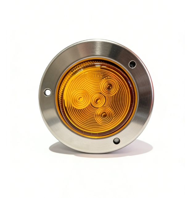 Боковой габаритный фонарь 2 дюйма красный для прицепа