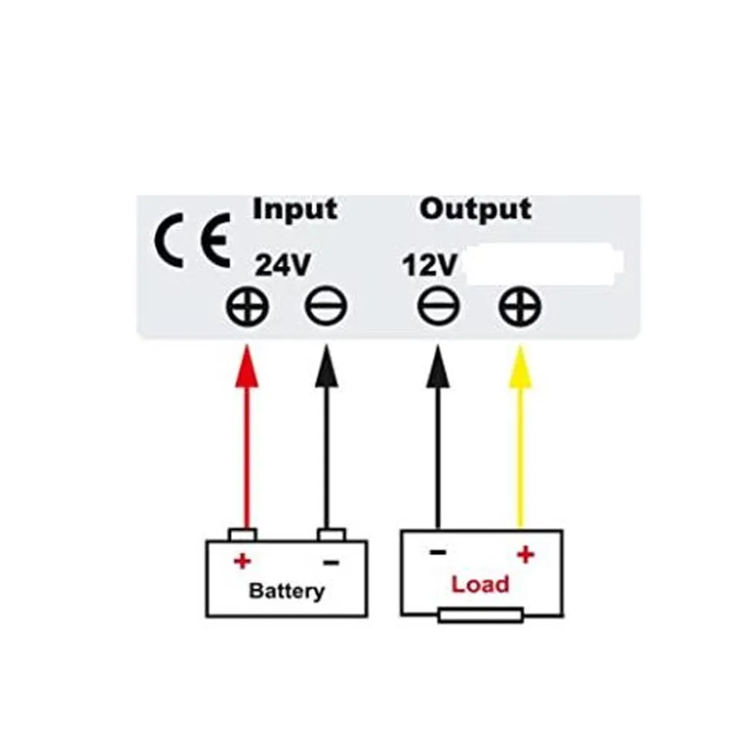 Преобразователь 24В в 12В 30А для авто