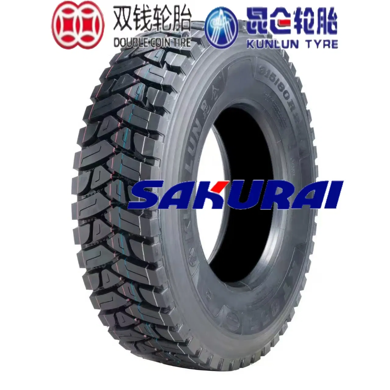 Kunlun TBR From Double Coin Group 315/80r22.5-22pr Kt890 Top Quality Driver Truck Tire