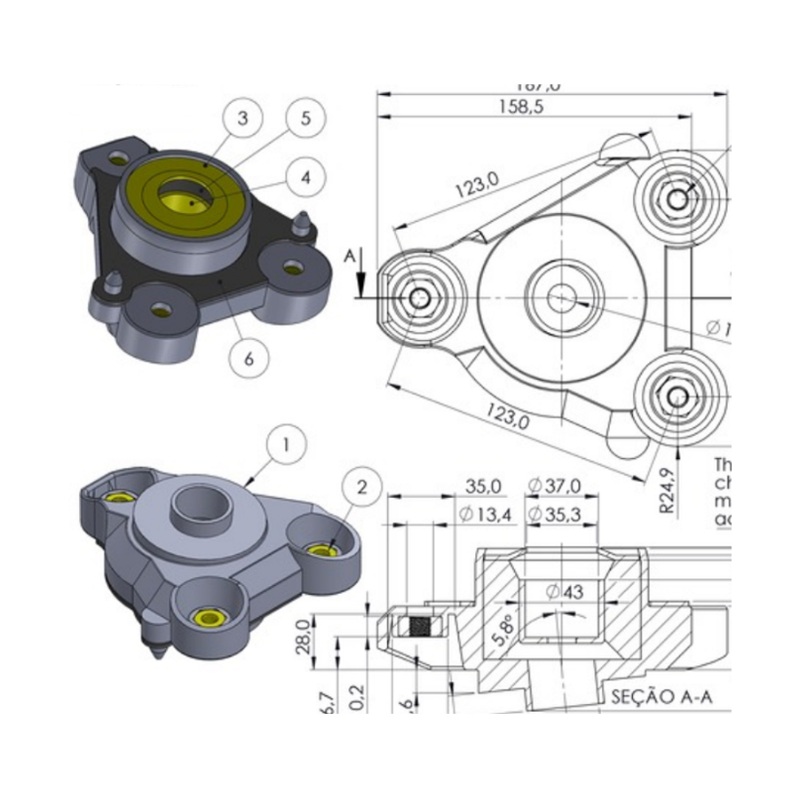 Опора стойки 1350789080 для Citroen Jumper, FIAT Ducato, Peugeot Boxer