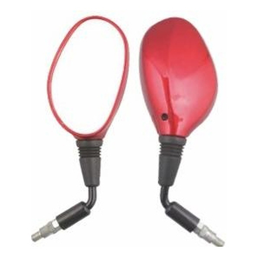 Wide-Angle Aluminum Motorcycle Part Side Mirror Rearview Mirror for Enhanced Road Visibility Motorcycle Spare Parts