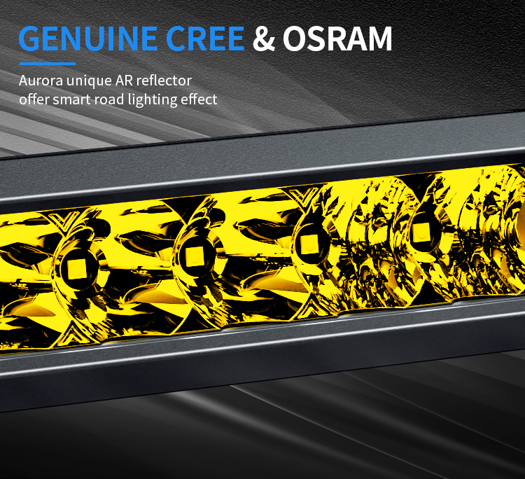 USA Designed Aurora Golden Screwless Offroad Lights LED Light Bar
