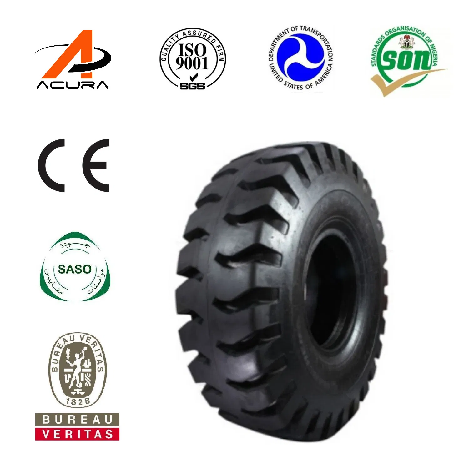 16.9 24, 23.1 26, 24.00r35 35/65r35 E3 L3 with Triangle/Solid Rubber Double Coin Aeolus Giant Industrial/off Road/OTR/Loader Tire/Tyre Price for Skid Steer