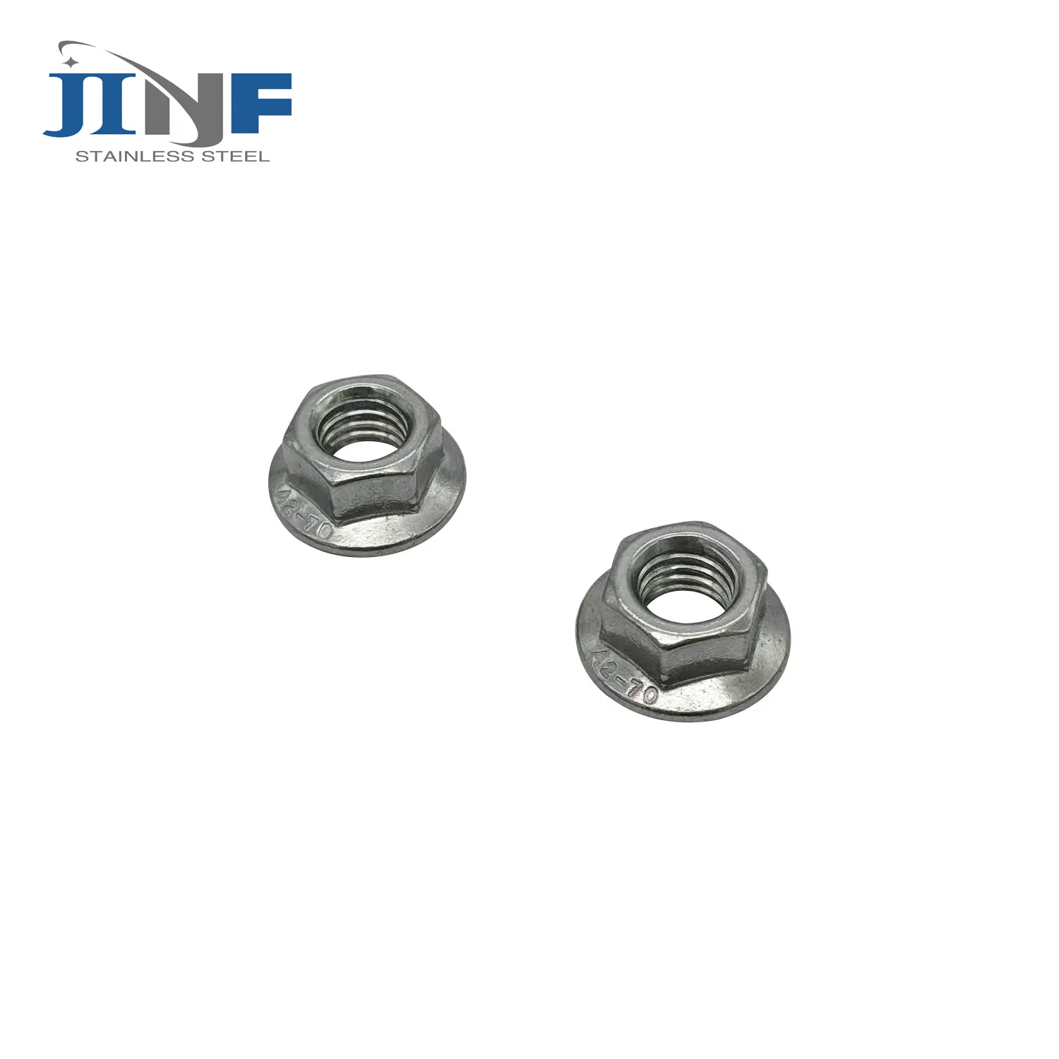 Stainless Steel 304 316 DIN6923 Flange Nut for Car Parts