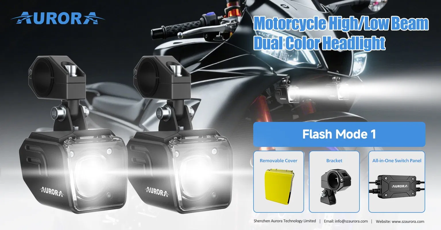 Светодиодные противотуманные фары Aurora для мотоцикла