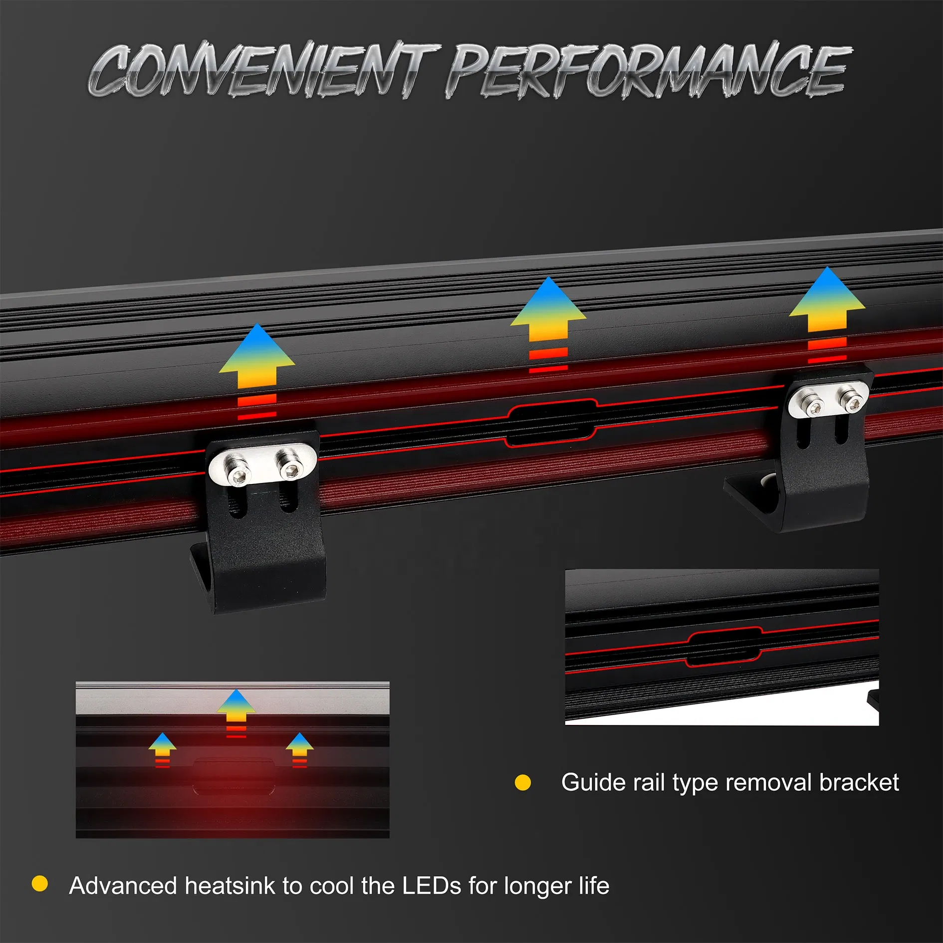 Светодиодная балка 20 дюймов 180Вт для внедорожников