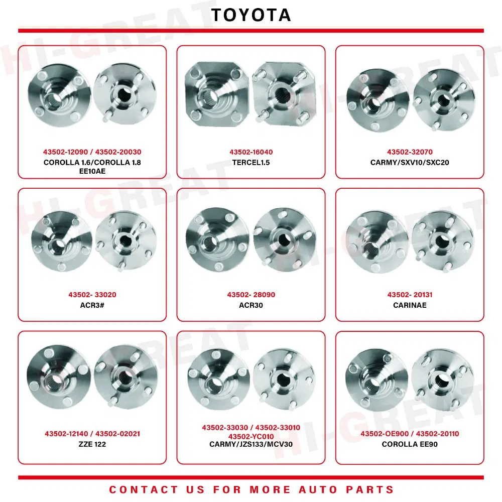 Подшипник ступицы колеса 2DACF044L для Toyota Prado GX460