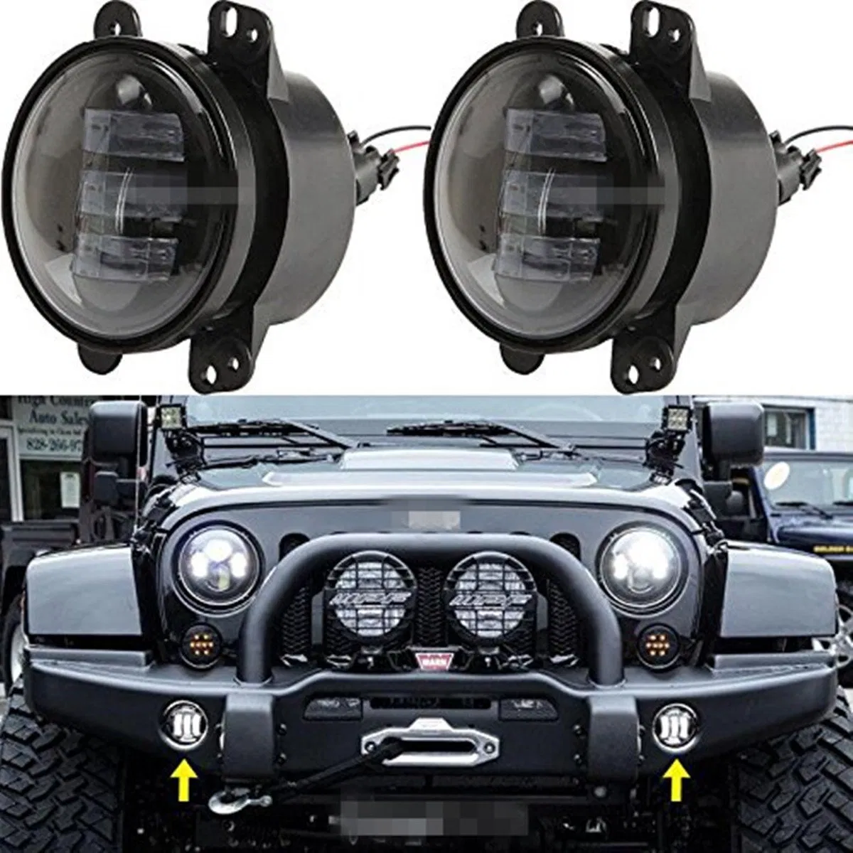 Противотуманные фары LED 4 дюйма 60W для Jeep Grand Cherokee