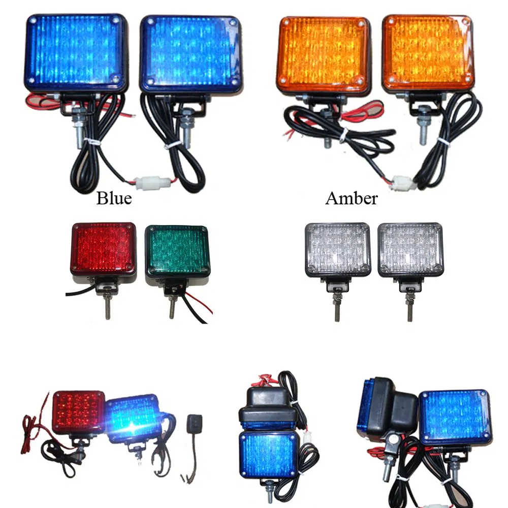 Синяя светодиодная стробоскоп-фара для мотоцикла TBF-835L1