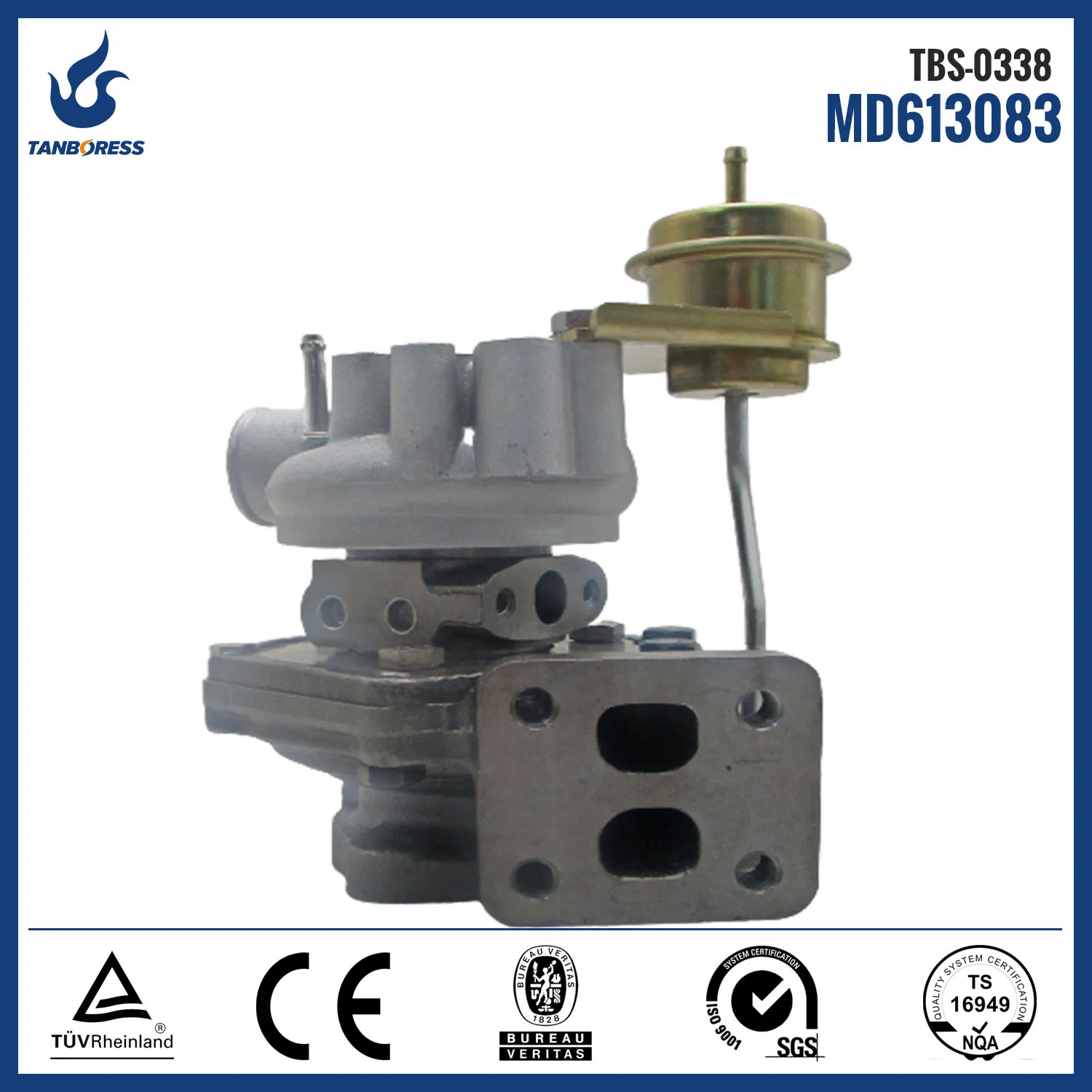 Турбокомпрессор для Mitsubishi Pajero Mini 4A30 TD02