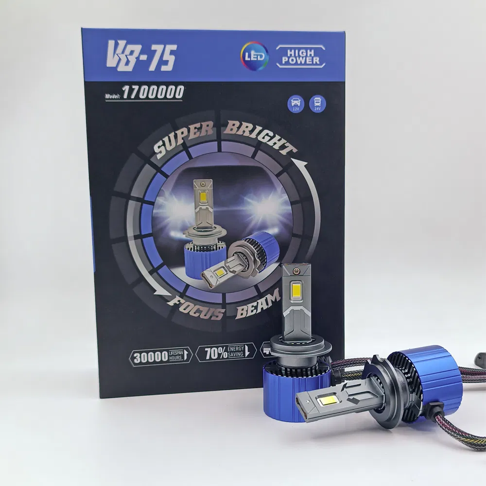 LED-фара V8 75 150W 40000 лм, универсальная (H1/H4/H7/9005)