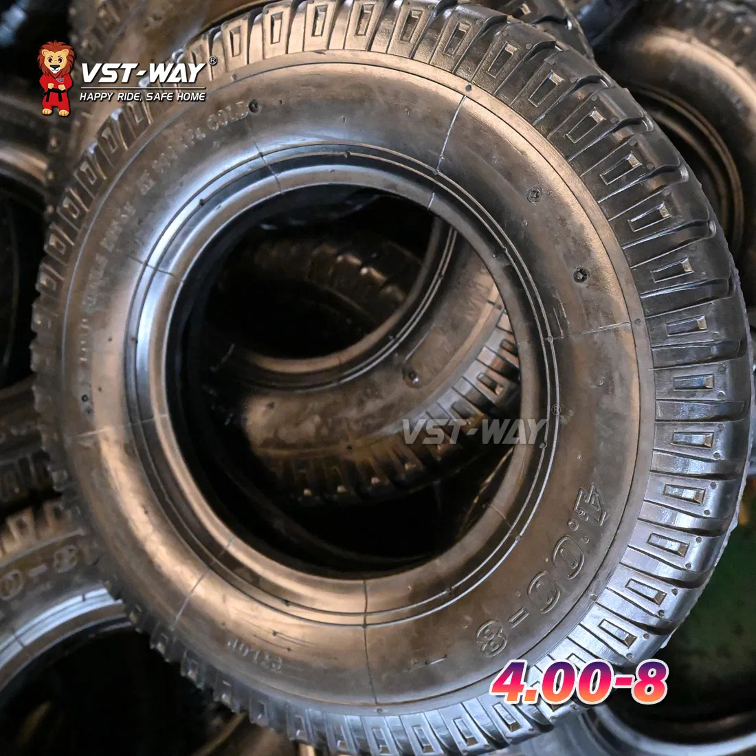 3.25/3.50-8 4.00-8 480/400-8 Wheelbarrow Wheel Tire for Barrow Trolley Pneumatic Rubber Wheels