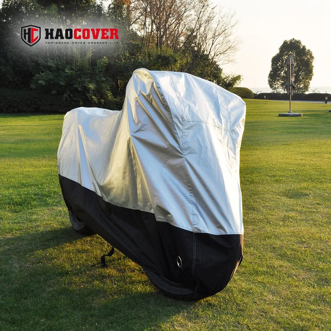 Чехол для мотоцикла 210D с серебряным покрытием