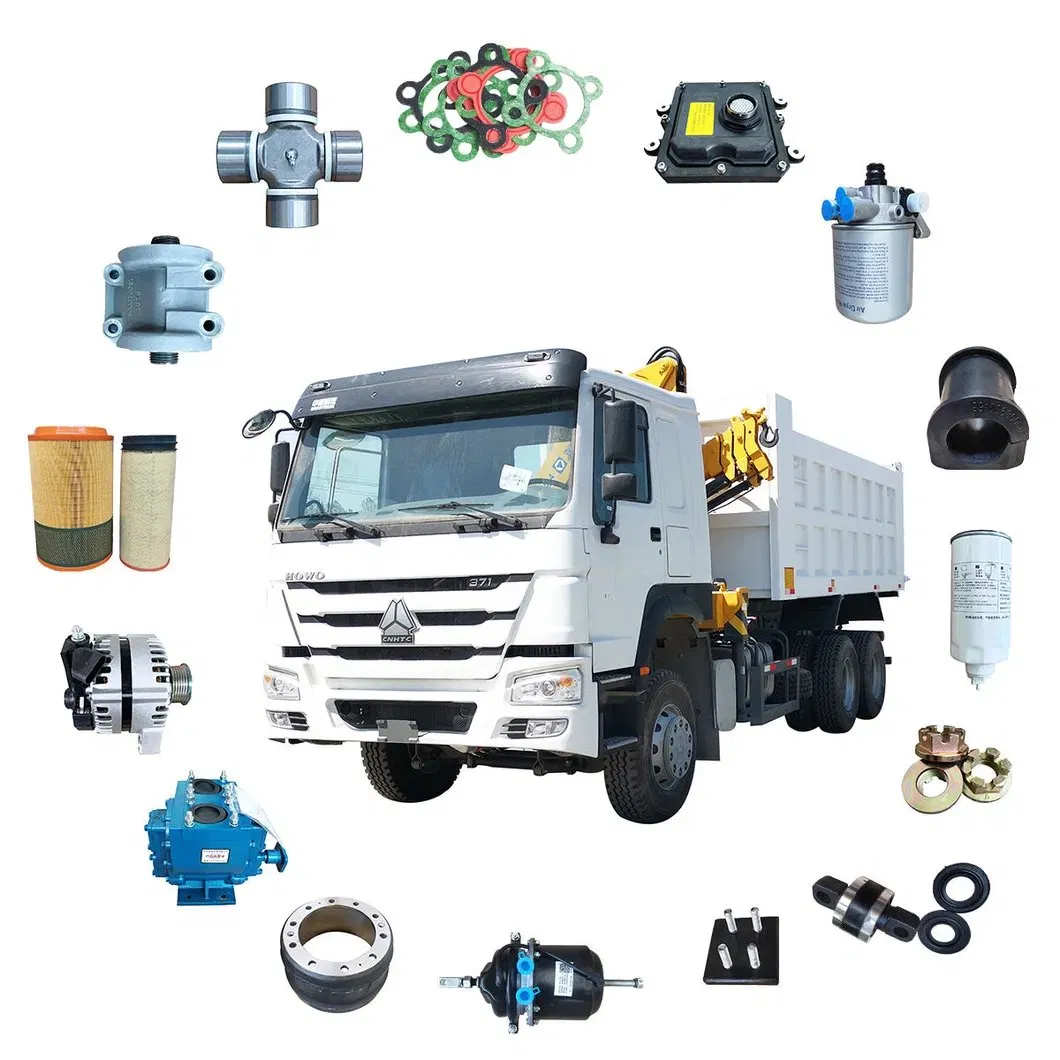 Weichai Engine Sinotruk HOWO A7 Sitrak Hohan Shacman Beiben Foton FAW Dongfeng Trailer Tractor Mining Dump Cargo 371 380 420 Truck Spare Parts Semi Truck Parts
