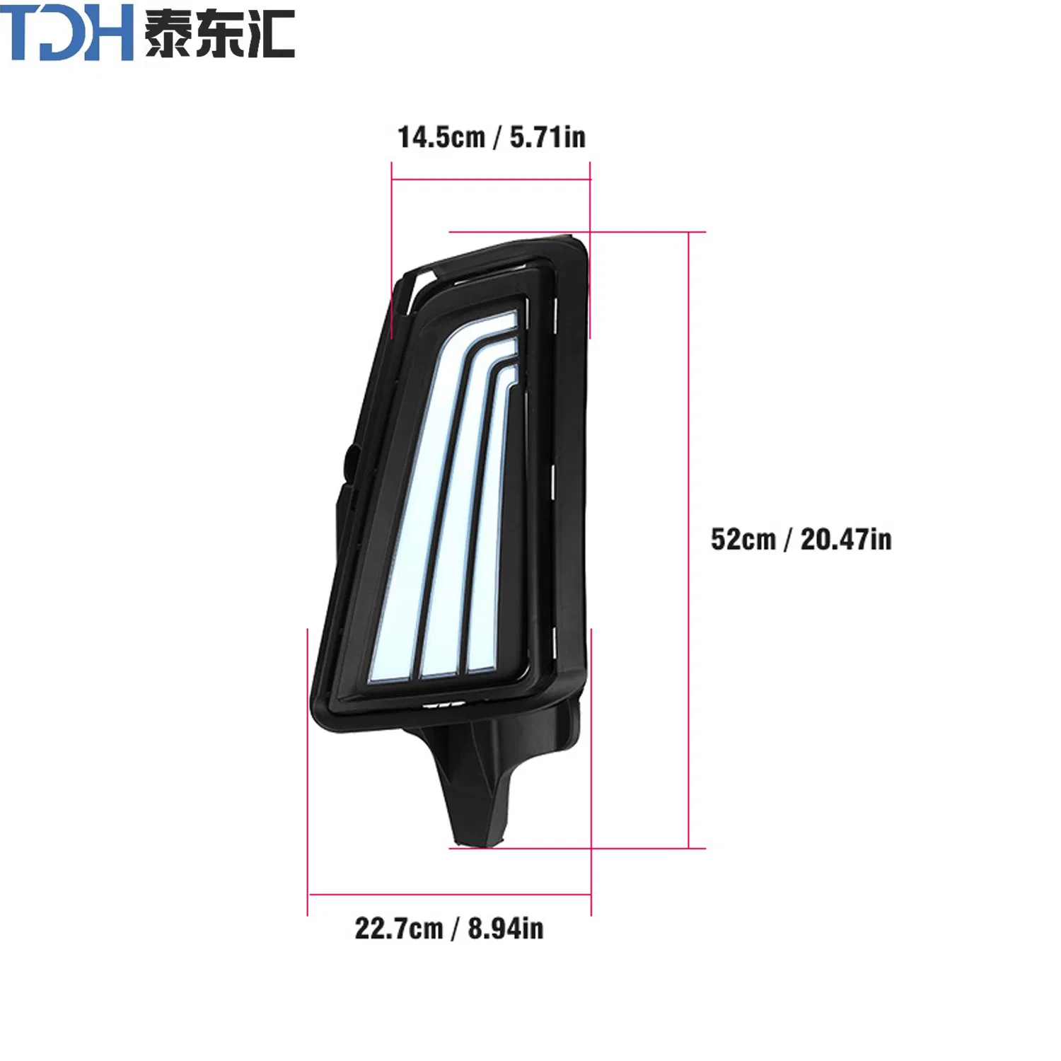 Светодиодные ходовые огни DRL для Toyota Hiace 2019-2020