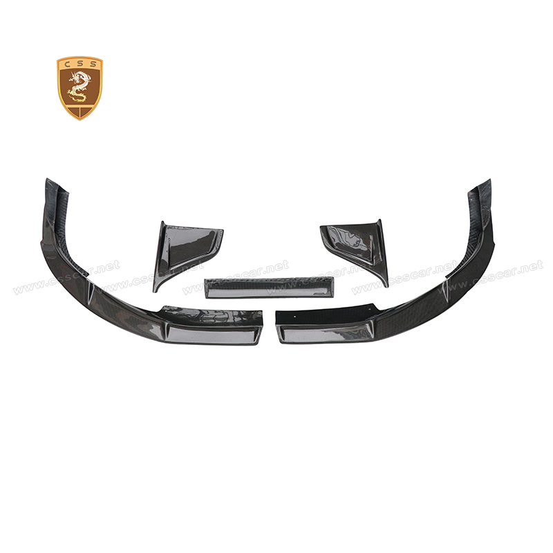 Car Exterior Parts Carbon Fiber Front Lip Canards Side Skirts Diffuser Rear Wing Msy Style Small Body Kits for Ferrari F8 Bodykit