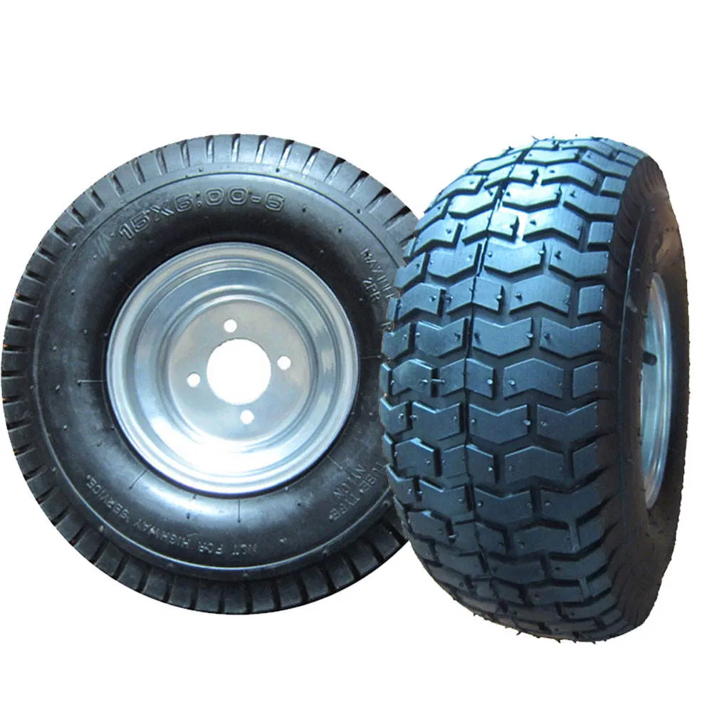 15 Inch Pneumatic Inflatable Rubber Tires 15X6.00-6 Agricultural Tractor Wheel