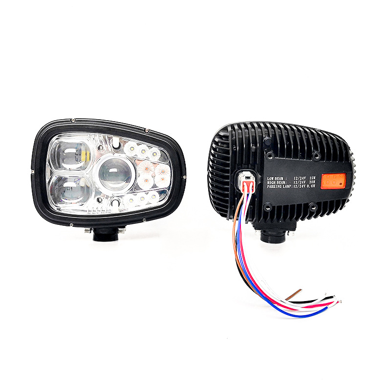 IP67 Heated Snow Plow Light Anti Freeze LED Combination Headlight