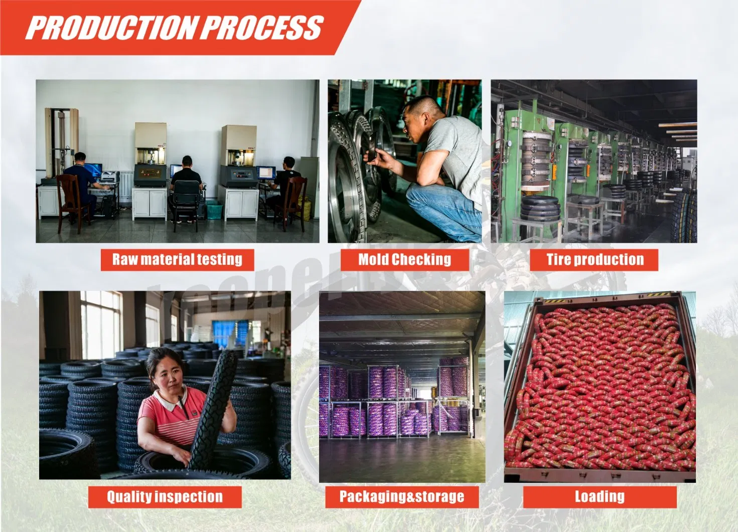 Мотошина 100/80-18 Qingdao, вакуумная, 6PR