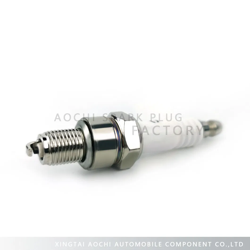 Good Bright Nickel Factory Motorcycle Spare Parts Spark Plug (A7TC)