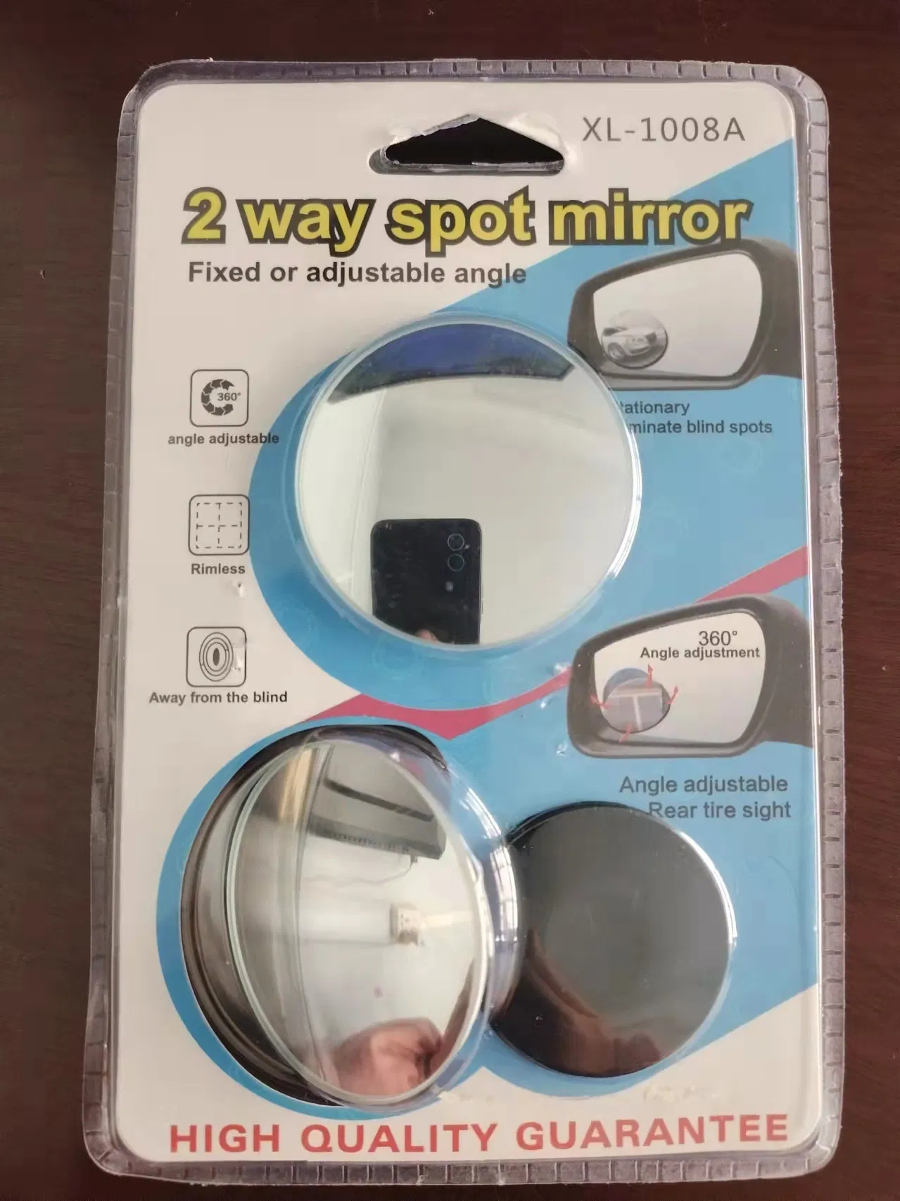 Small Round /Rearview / Universal Outside Back Seat Rear View Small Blind Spot Car Mirror