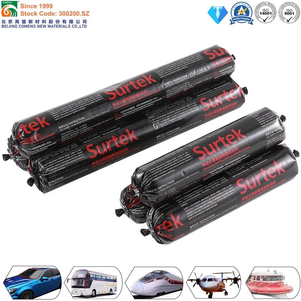 Multipurpose Solvent Free Ms (Silane Modified) Adhesive Sealant for Vehicle Glass and Body Structural Bonding (Surtek 3969)