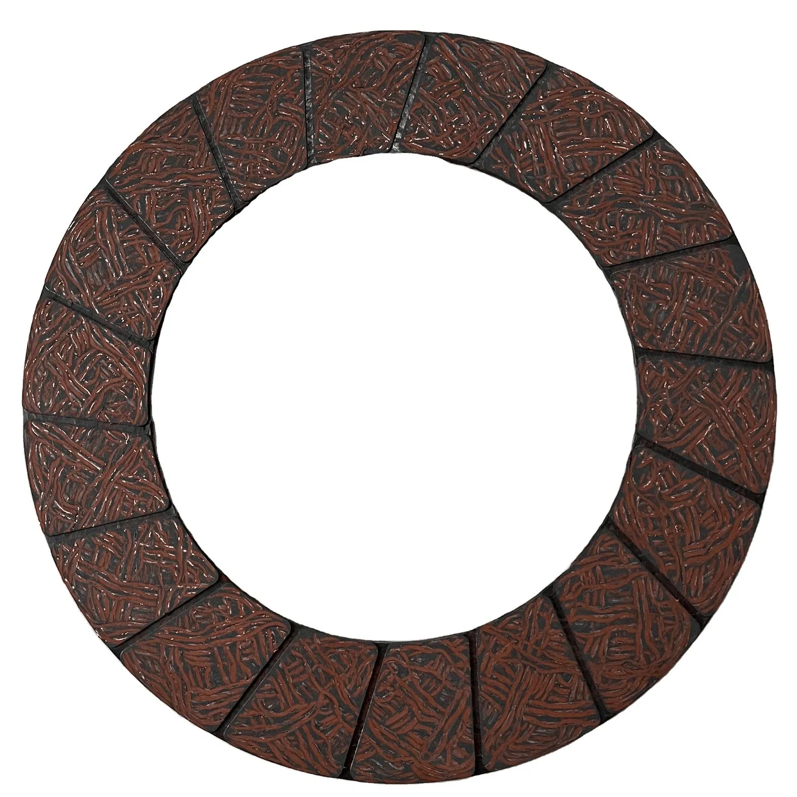 Auto Parts Disc Clutch Facing Glass Fiber Black Color Clutch Facing